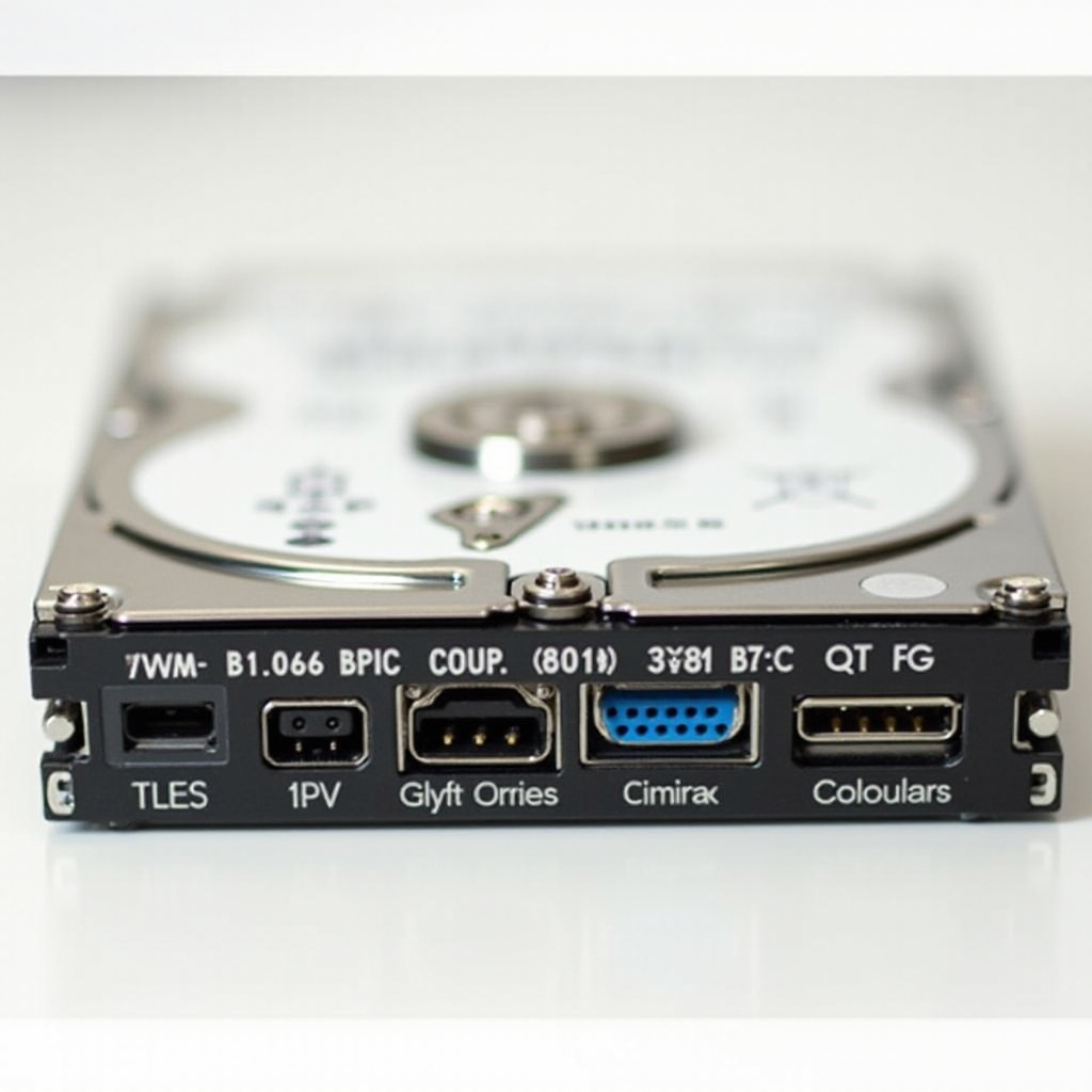 идентификация порта на фото жесткого диска