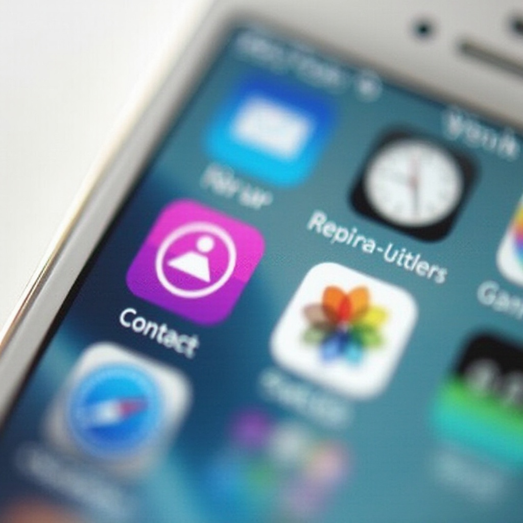 jak připnout kontakty na iPhone 15