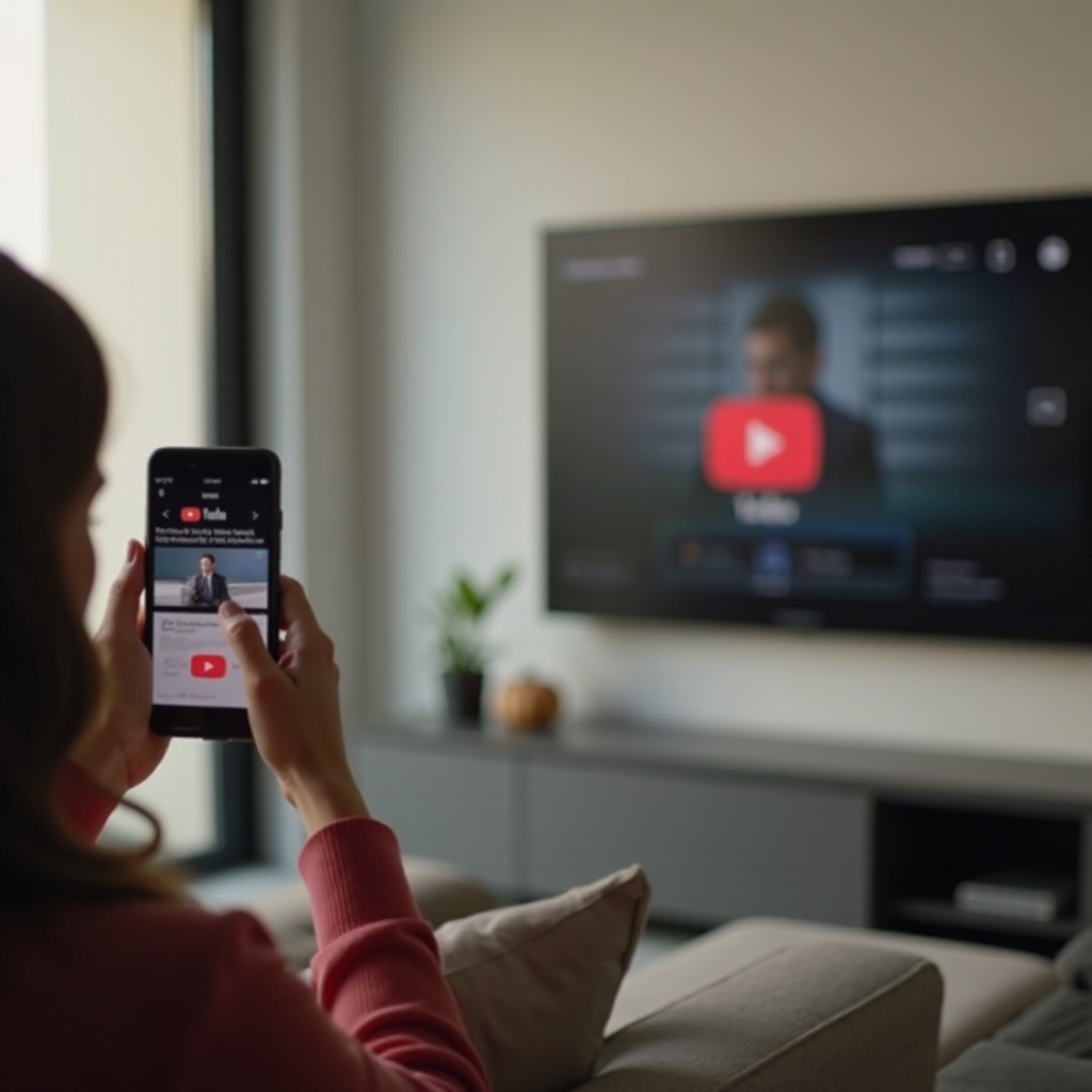 jak połączyć YouTube z telefonu z telewizorem