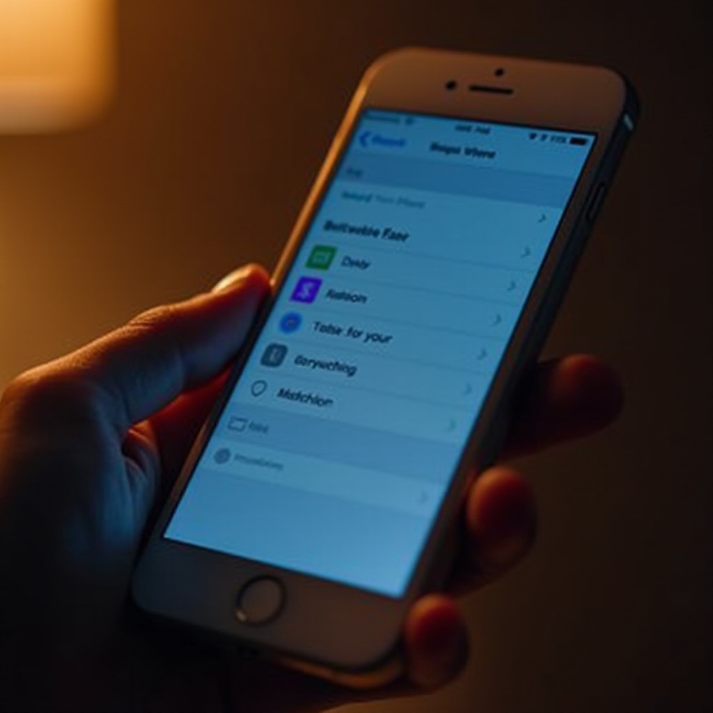 подешавање филтера плаве светлости iPhone