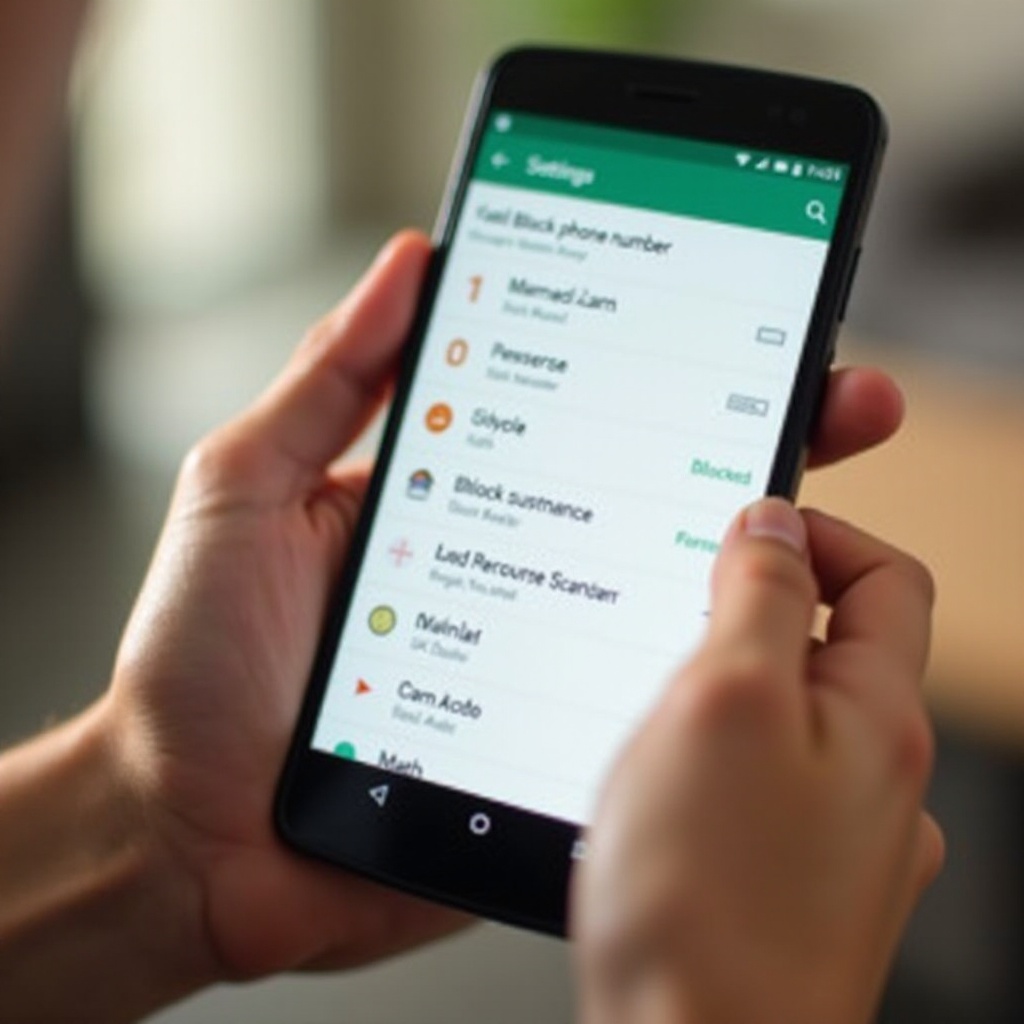 как заблокировать номер телефона на Android