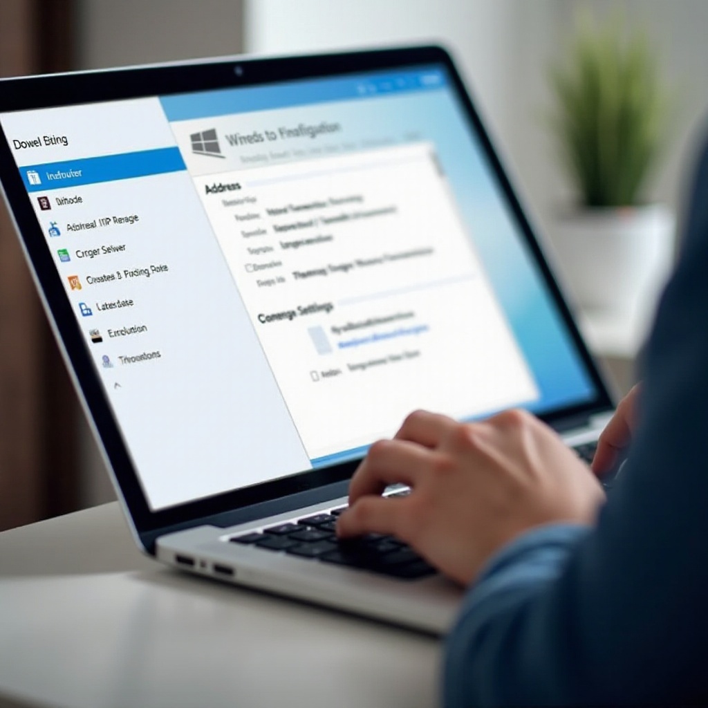 ustaw statyczny adres IP windows 11