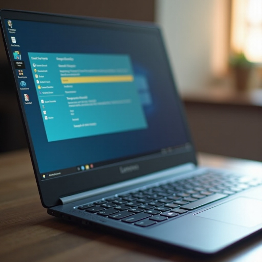 jak otočit obrazovku na notebooku Lenovo