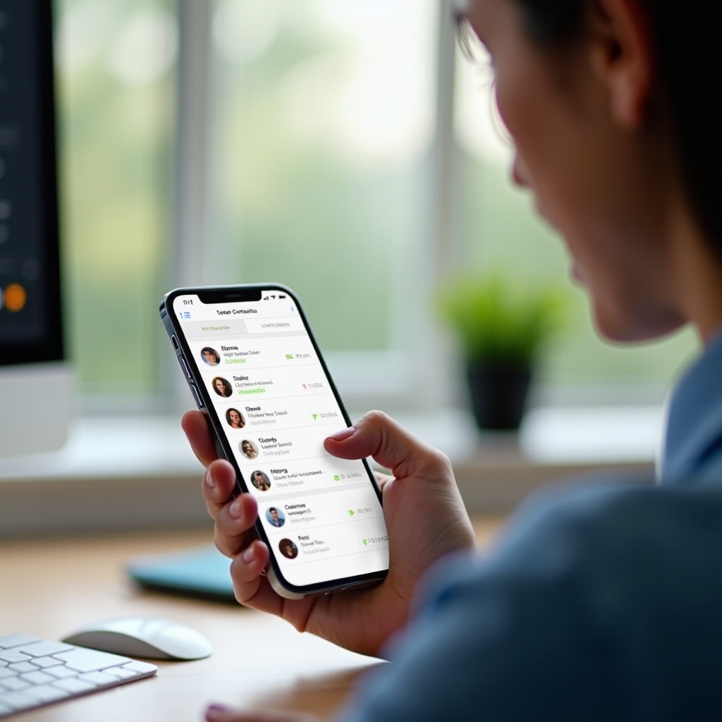 jak připnout kontakty na iPhone 15