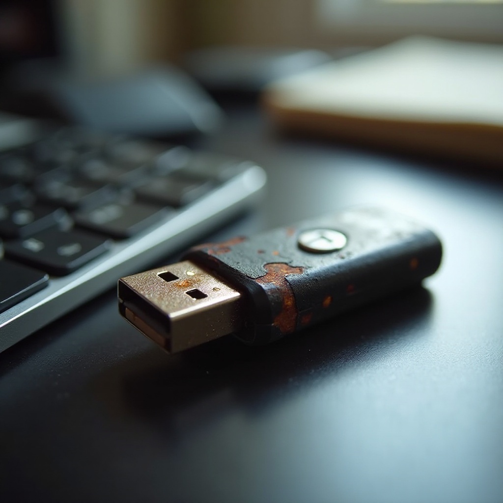 USB-накопитель больше не работает, горячий на ощупь