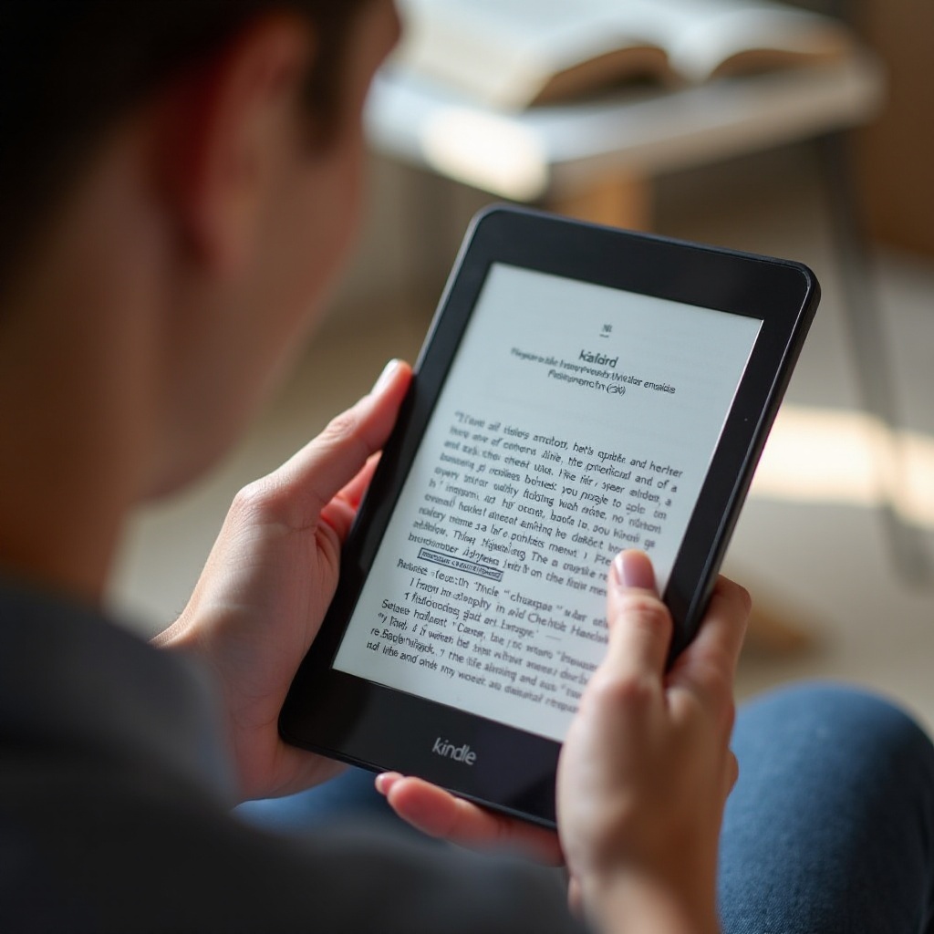 прављење белешки на Kindle