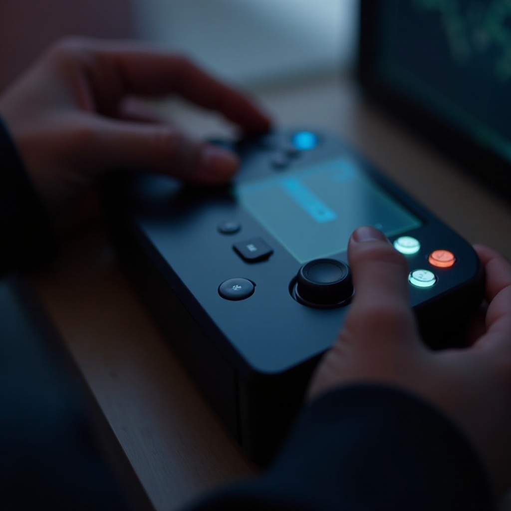 udělejte, aby tlačítko ovládání steamdeck bylo neustále stisknuto