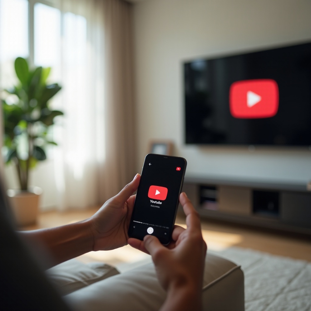 jak připojit YouTube z telefonu k televizi